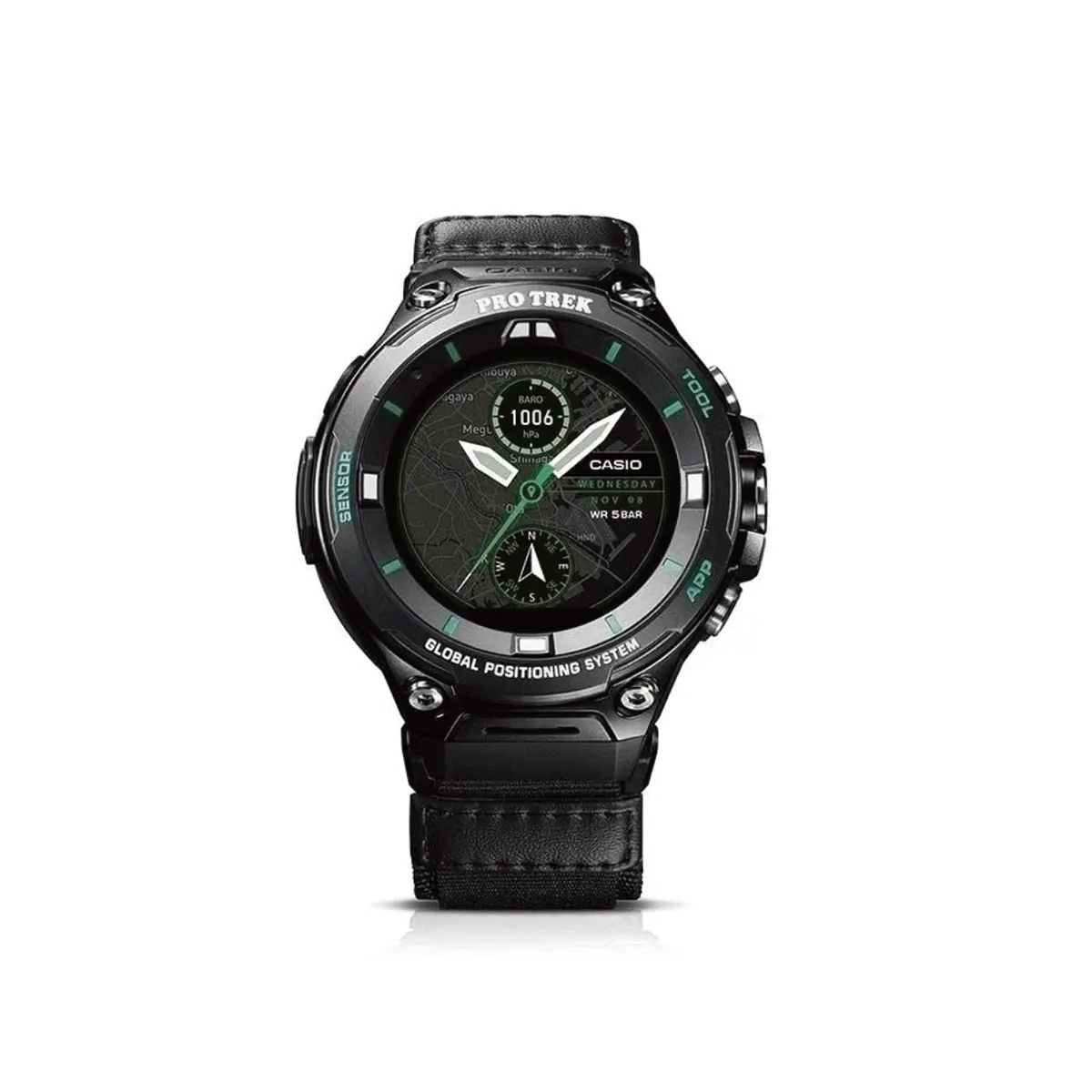 PRO TREK SmartのウォッチフェイスUI