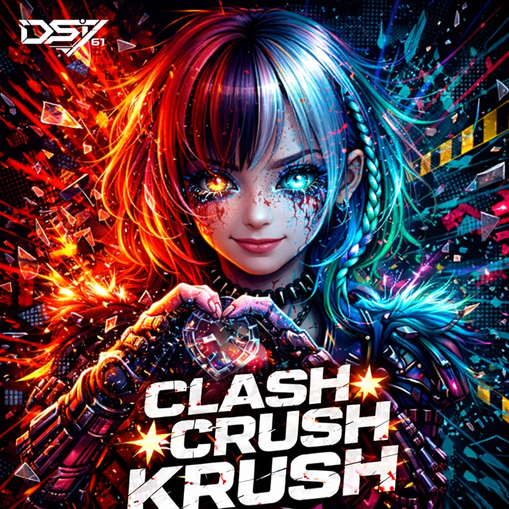 CLASH*CRUSH*KRUSH / release artwork